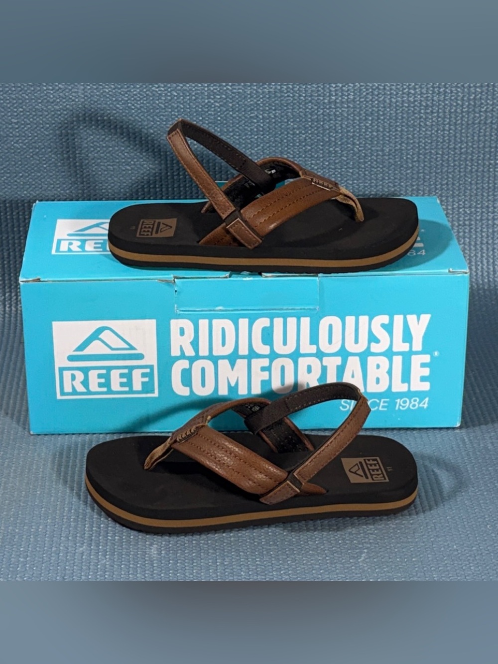 REEF Little Ahi Flip Flop Sandals Toddler Size 11C New